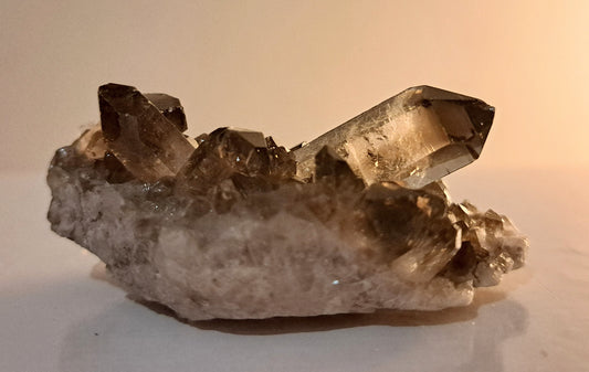 Smoky Quartz Cluster - A